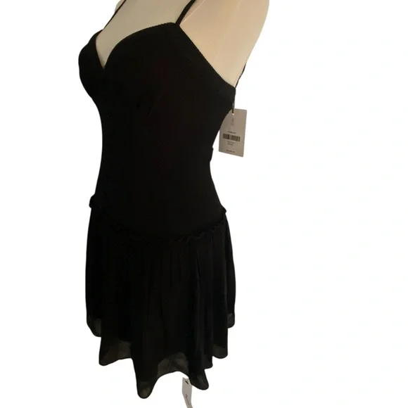 Reformation Black Chemise - Picture 2 of 12